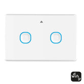 Mercator Lighting Electrical Switches Touch Switches (Wi-fi) 1/2/3/4 Lights-For-You SSW02G-WIFI 9312699204340